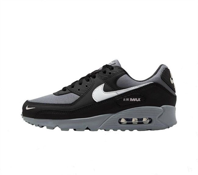 Men's Running weapon Air Max 90 Black Shoes 0109